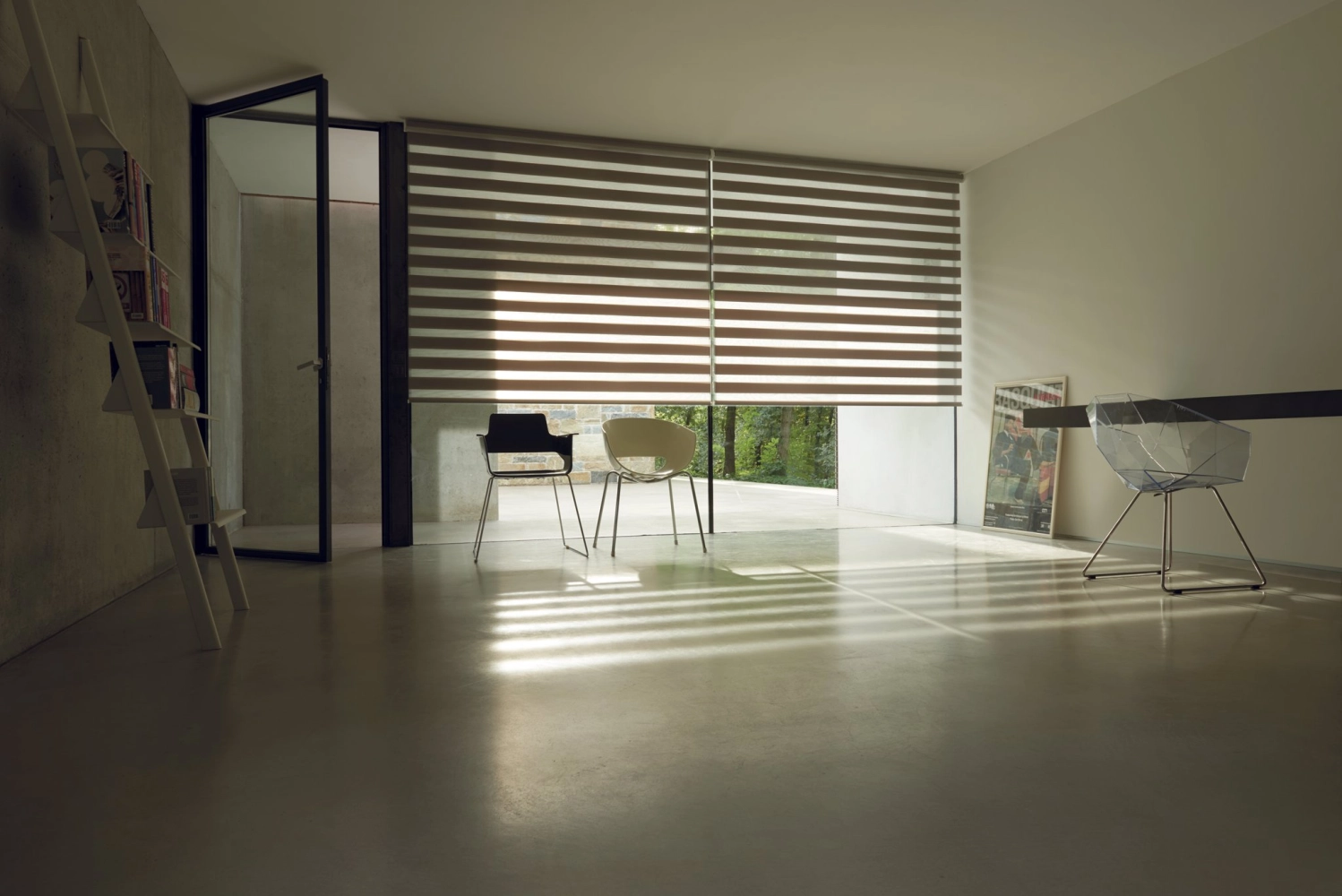 Druckwelt - Tuncay Denizci, Stoffrollos Verra Halbreferenz